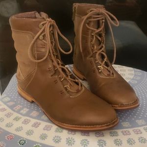 Ahnu lace up boots